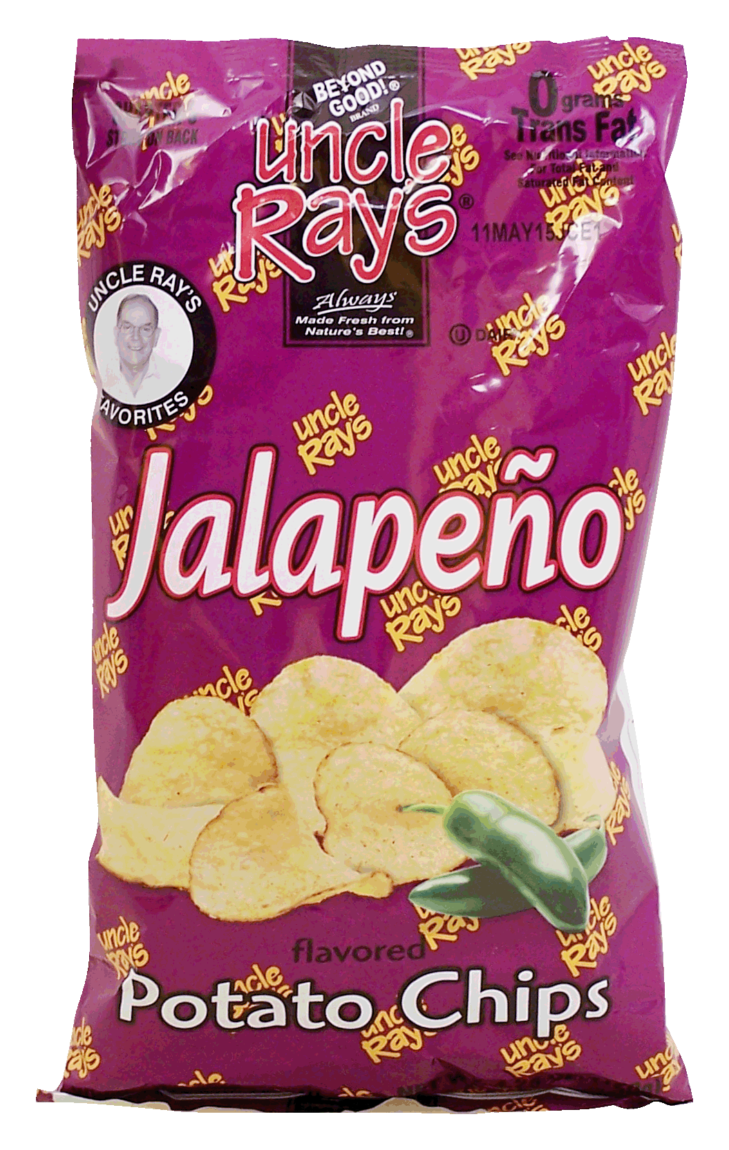 Uncle Ray's Favorites jalapeno flavored potato chips Full-Size Picture